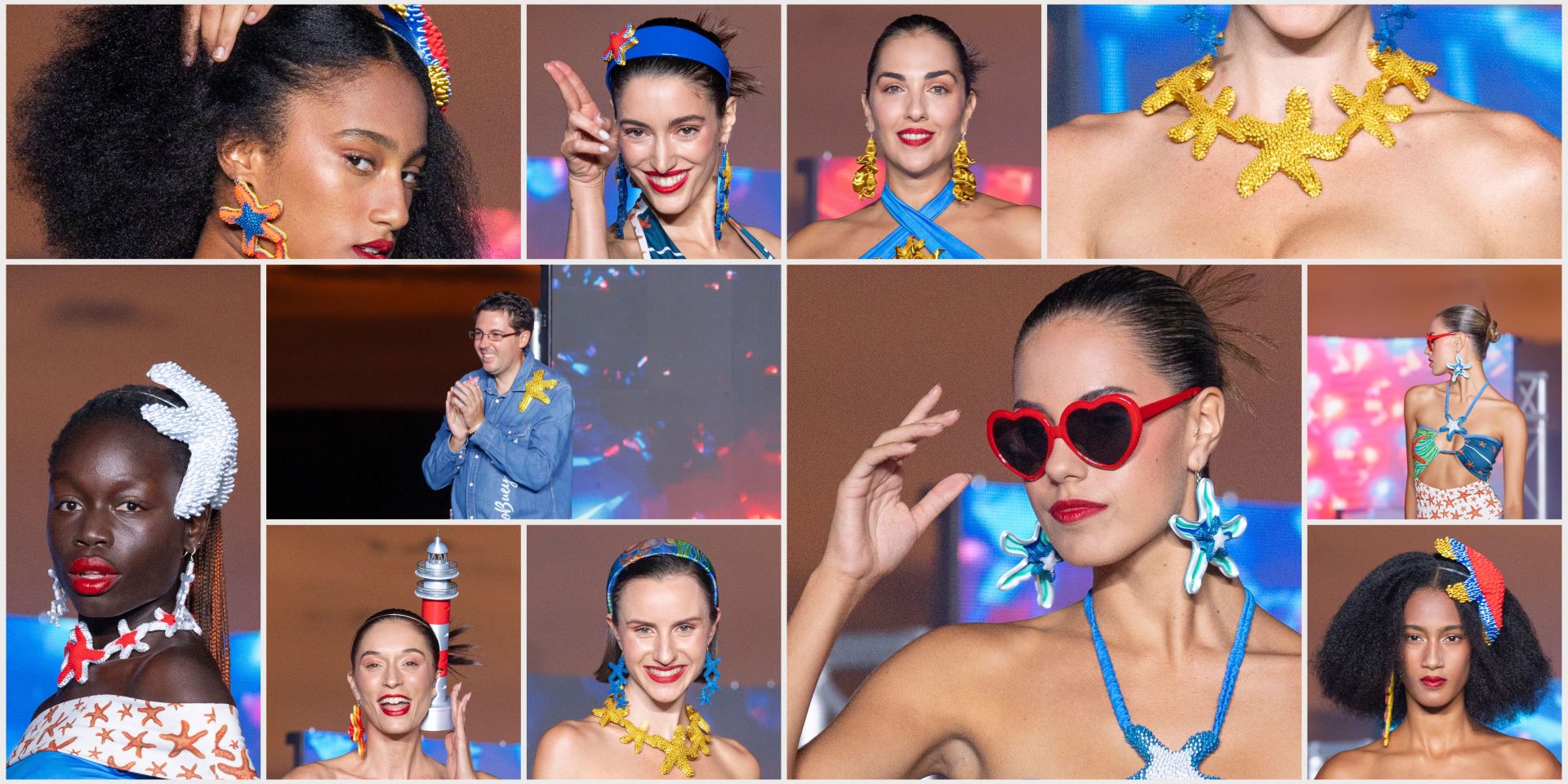 🌴 GalloBuey brilla en Tenerife Fashion Beach Costa Adeje: joyería 3D sostenible frente al mar